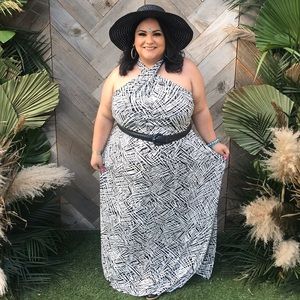 Gorgeous Black and White Maxi